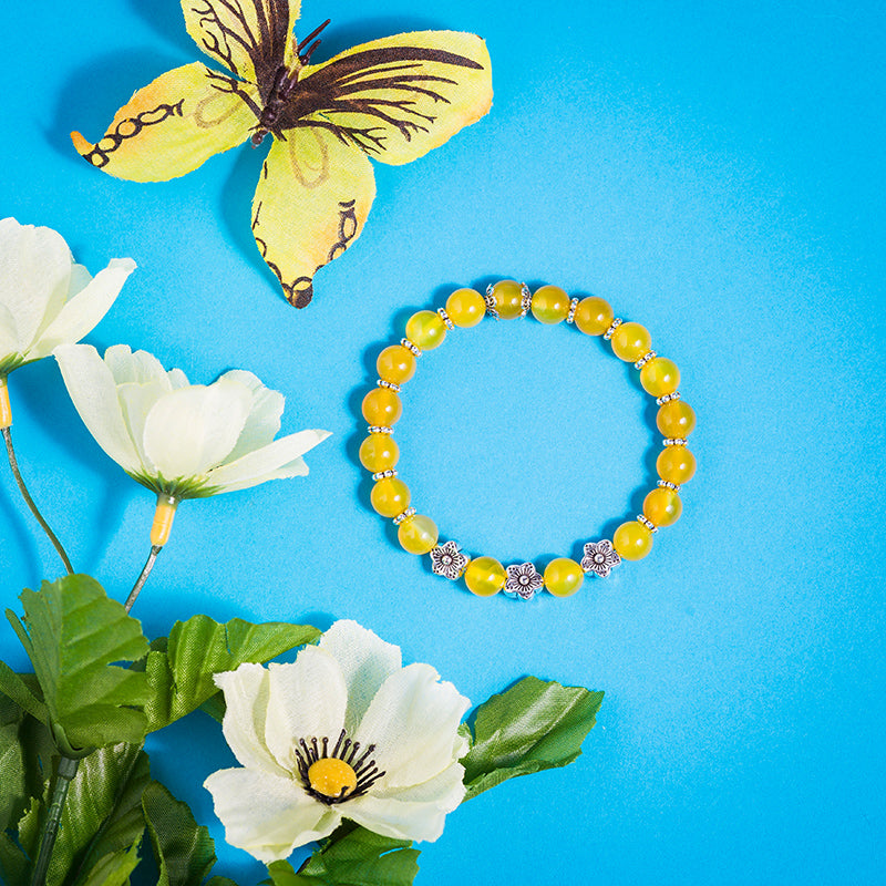 Yellow Agate 'Sunshine' Bracelet