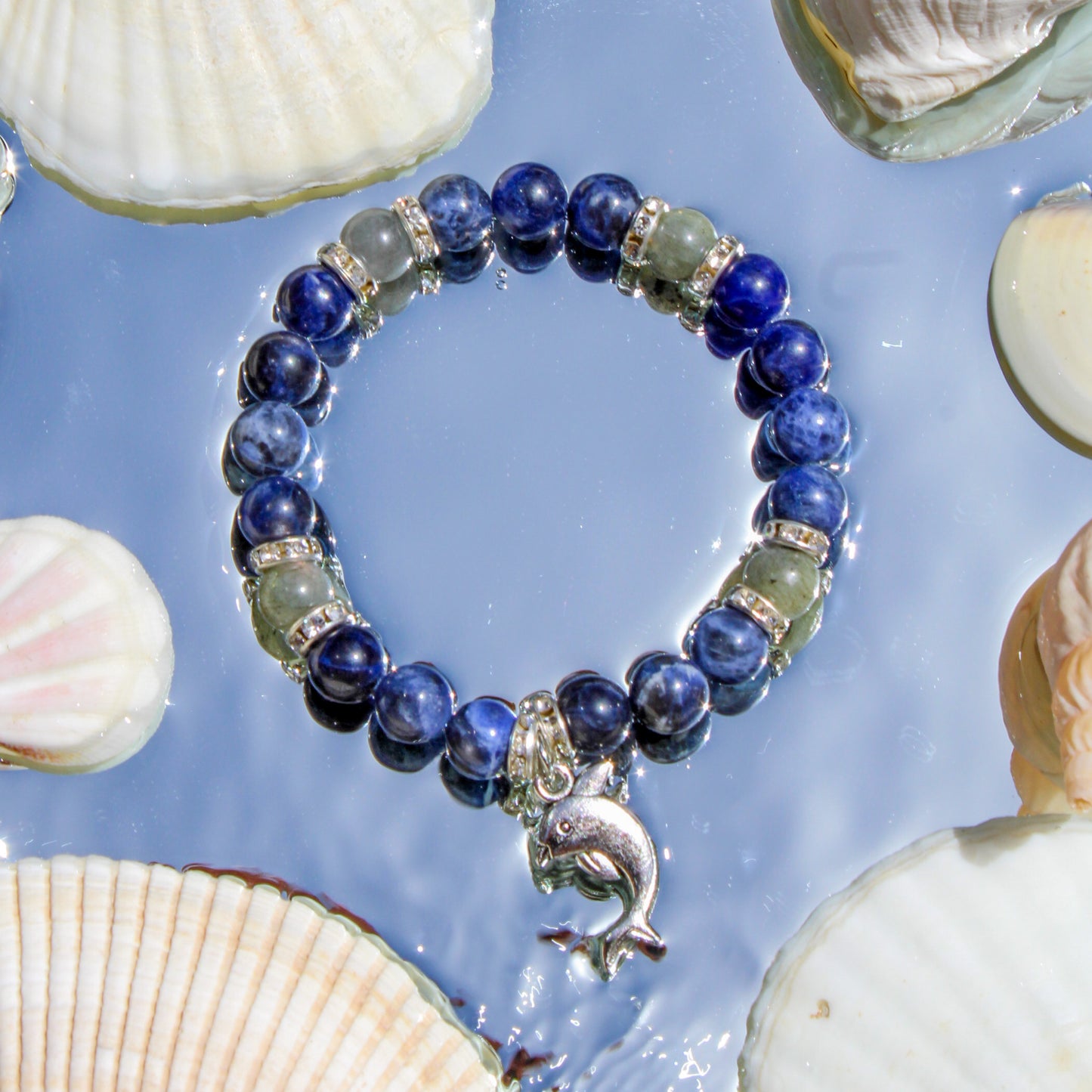 Sodalite & Labradorite 'Stillness' Bracelet