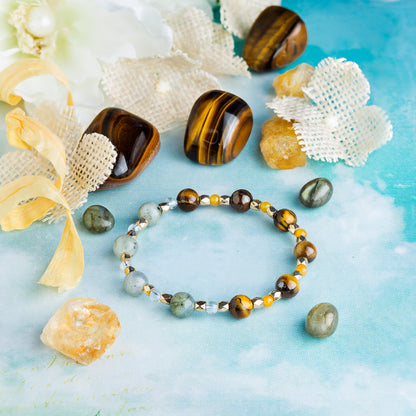 Labradorite & Tiger's Eye 'Destiny' Bracelet