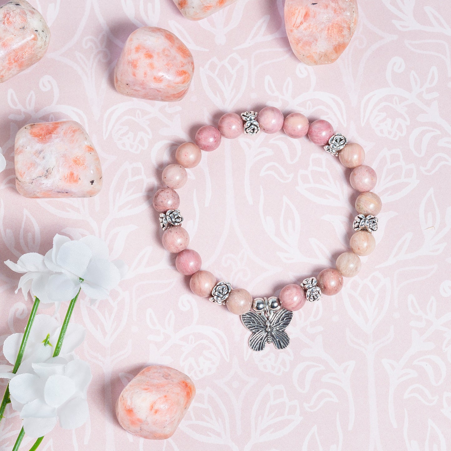 Rhodonite 'Devotion' Bracelet