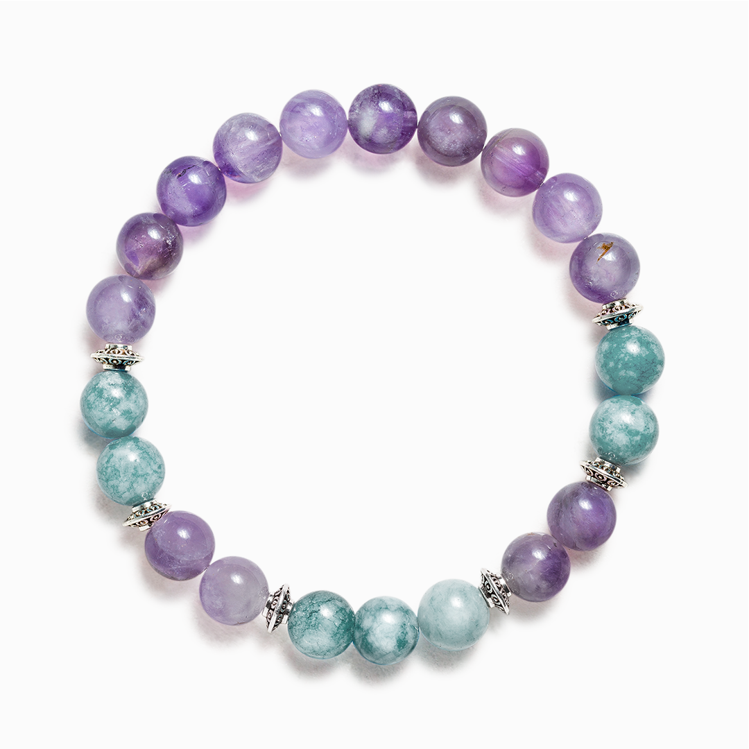 Amethyst & Aquamarine 'Cleansing' Bracelet