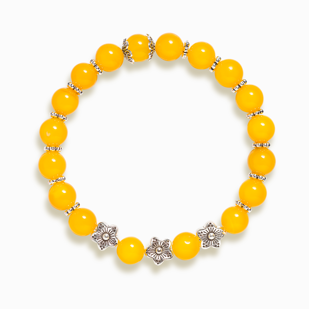 Yellow Agate 'Sunshine' Bracelet