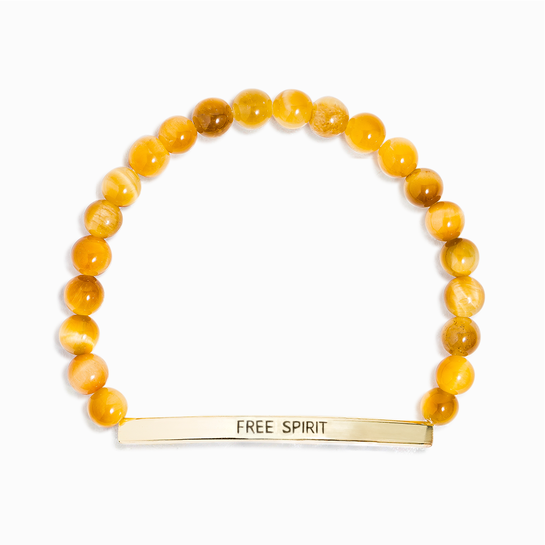 'Free Spirit' Mantra Bracelet