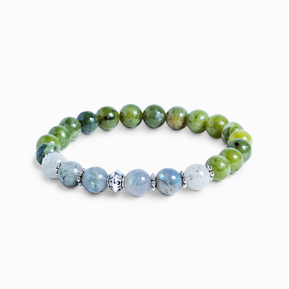 Labradorite & Jade 'Acceptance' Bracelet