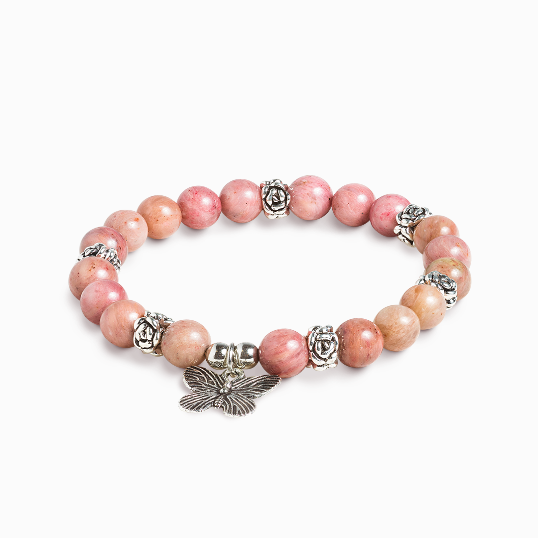 Rhodonite 'Devotion' Bracelet