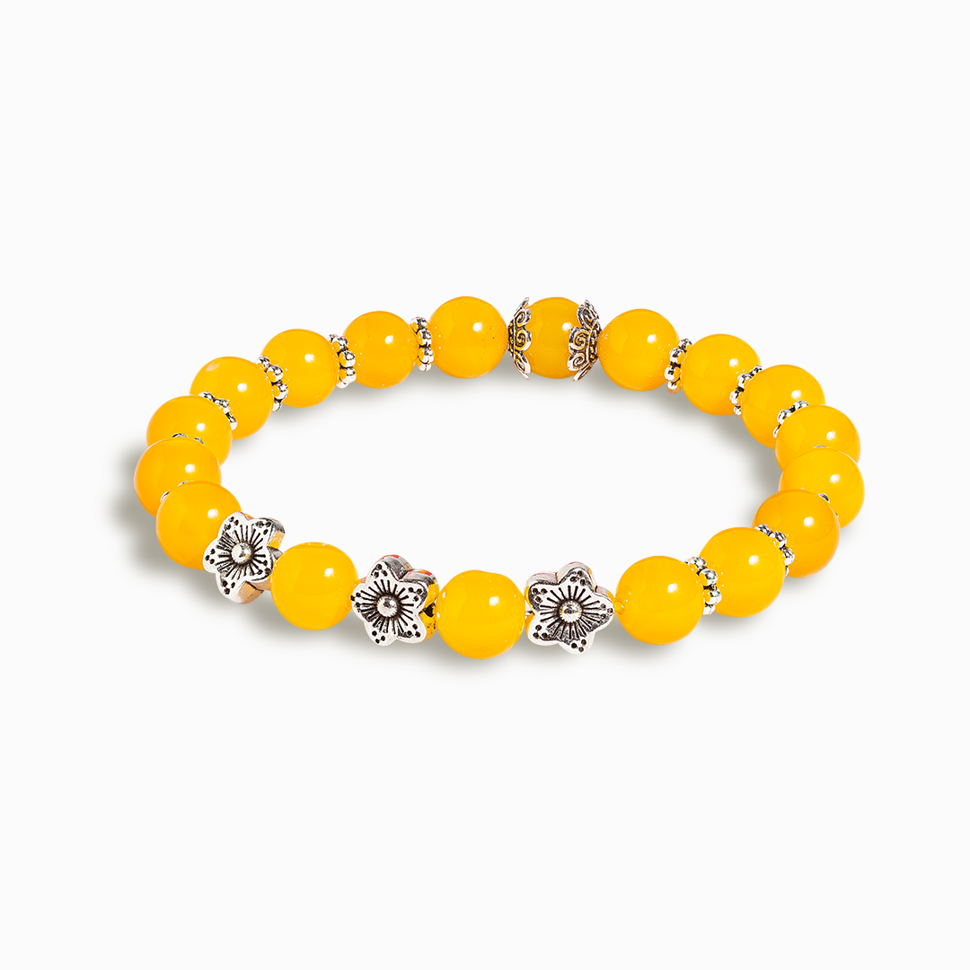 Yellow Agate 'Sunshine' Bracelet