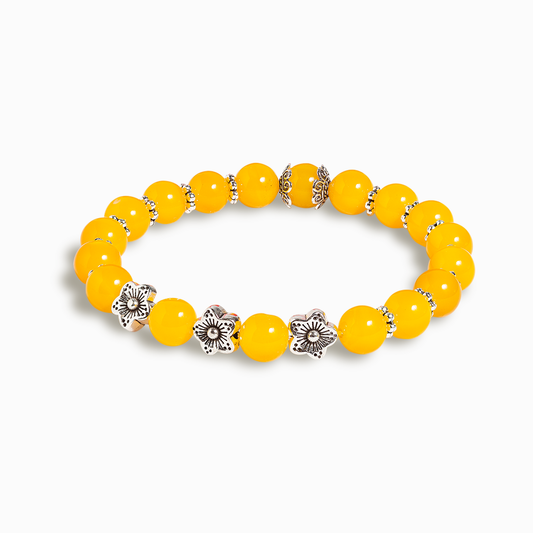 Yellow Agate 'Sunshine' Bracelet