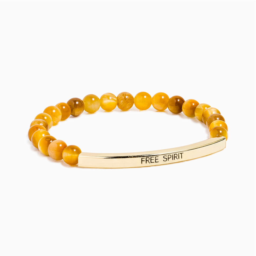 'Free Spirit' Mantra Bracelet