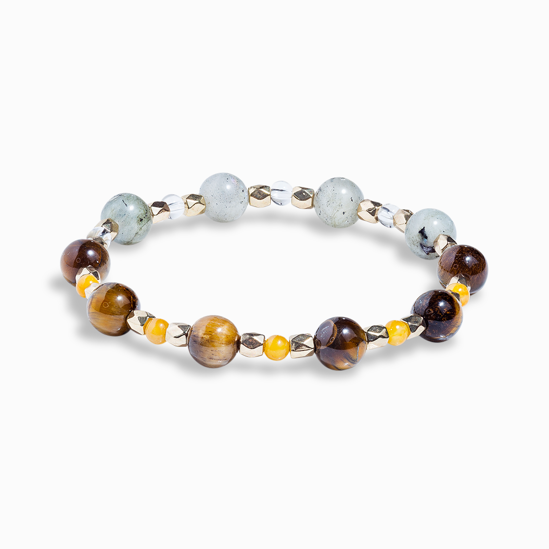Labradorite & Tiger's Eye 'Destiny' Bracelet