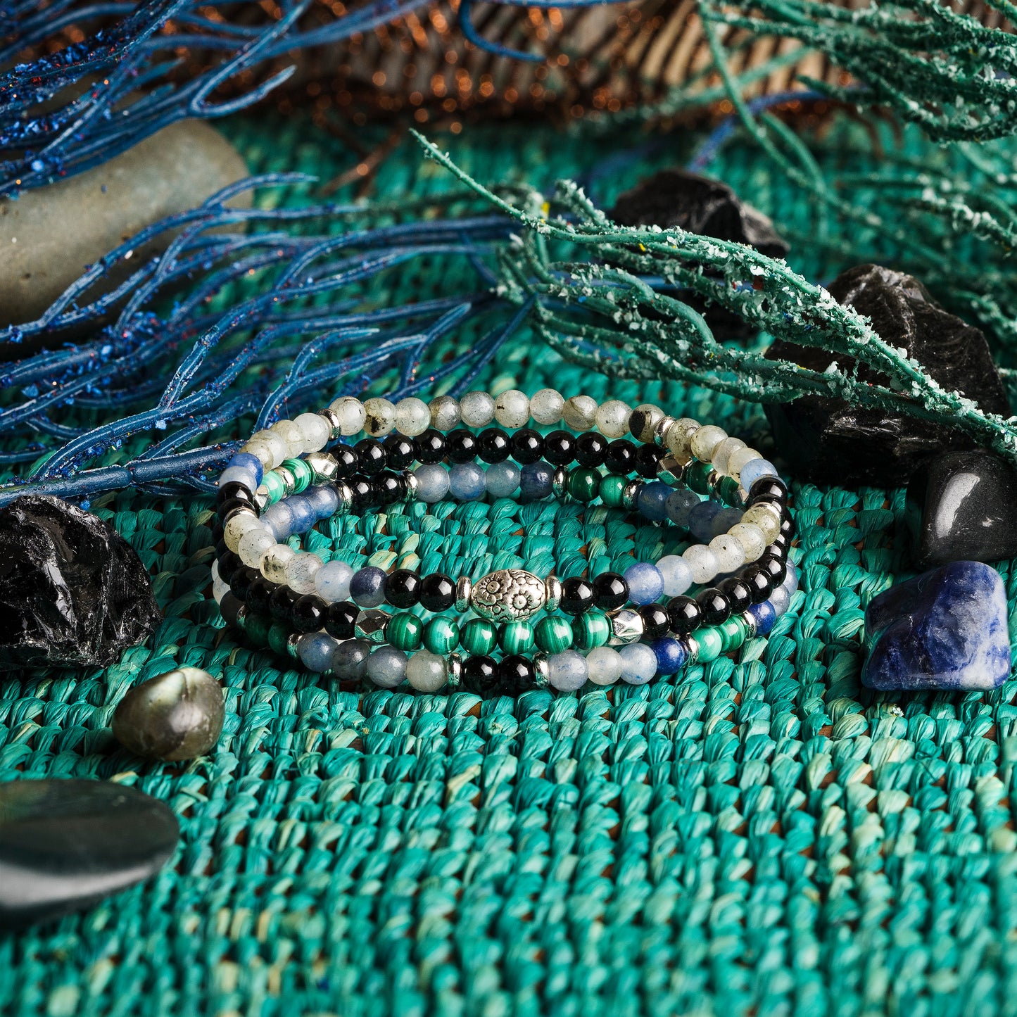 'Unwind' Mini Gemstone Stack