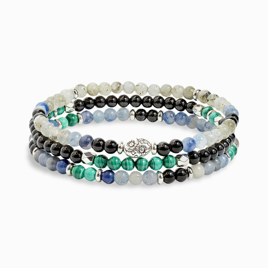 'Unwind' Mini Gemstone Stack