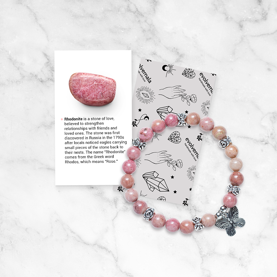 Rhodonite 'Devotion' Bracelet