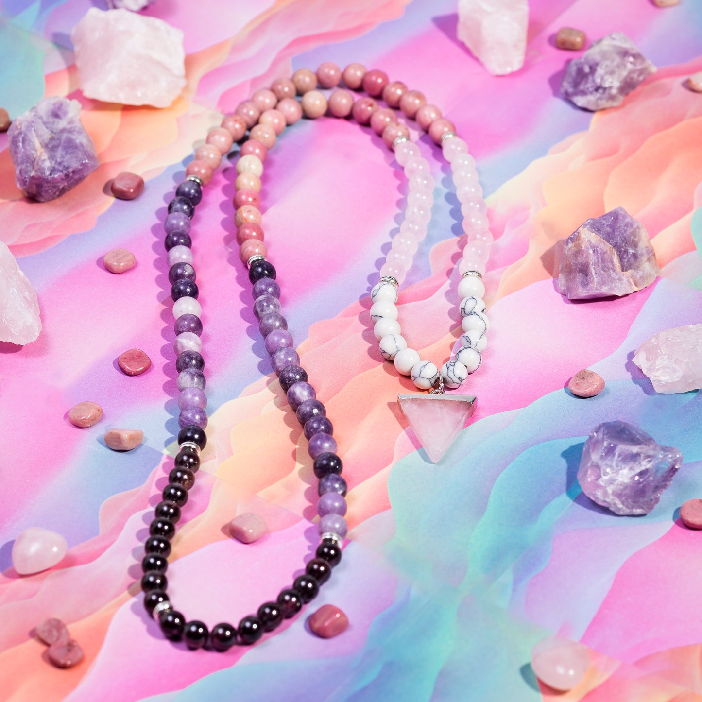 Rose Quartz 'Adoration' 108 Bead Mala