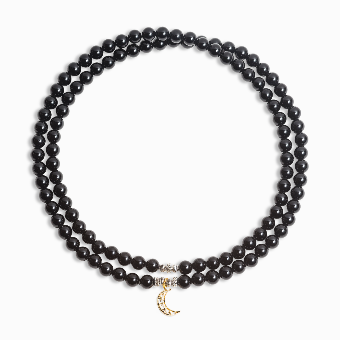 Black Tourmaline 108 Bead Mala