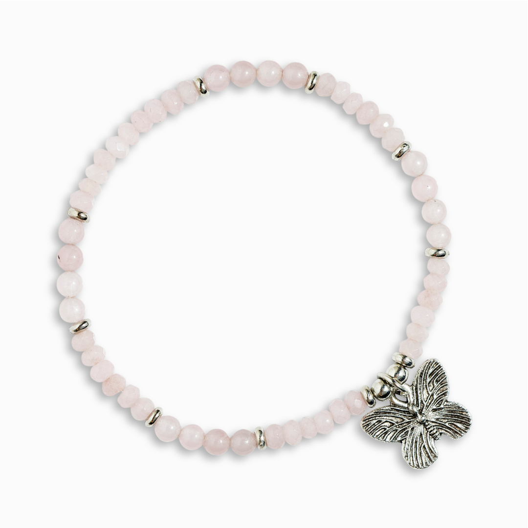 Rose Quartz Mini Gemstone Bracelet