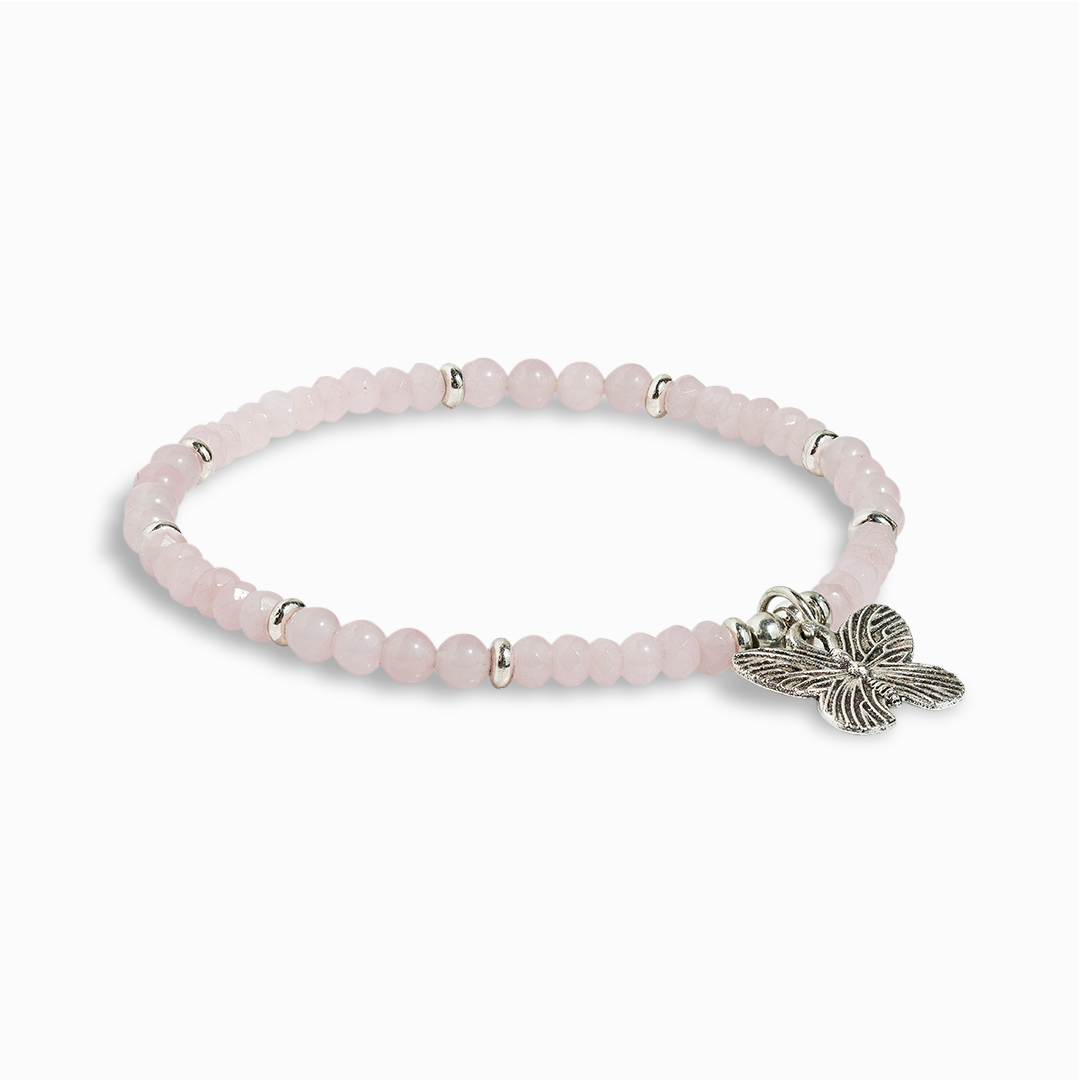 Rose Quartz Mini Gemstone Bracelet