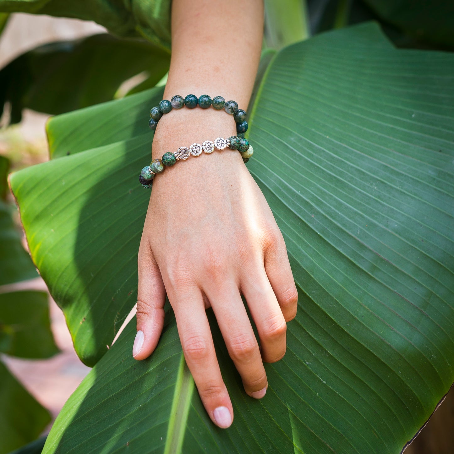 African Turquoise 'Inspire' Bracelet