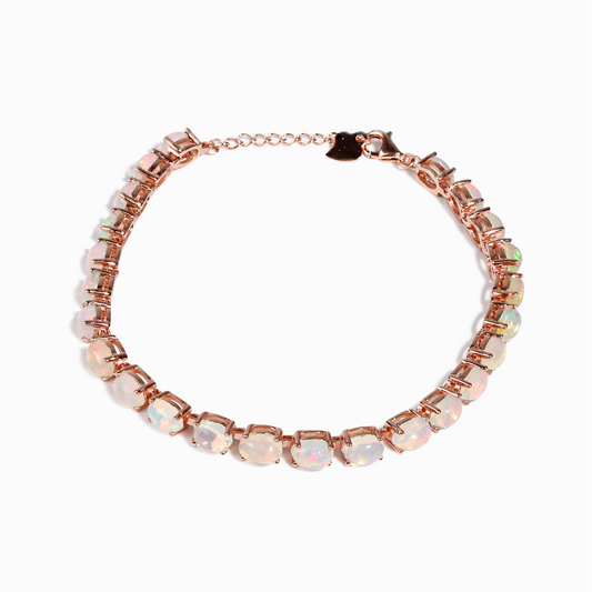 Opal 'Dazzling Aura' Adjustable Bracelet
